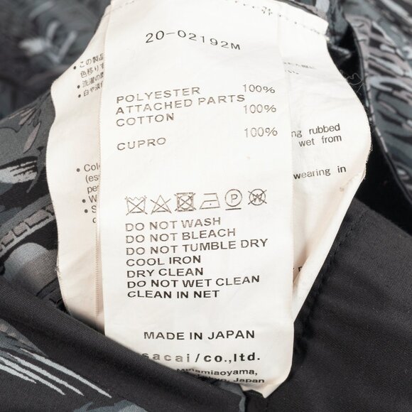 Sacai x Sun Surf Grey Diamond Head Tropical Shirt - Picture 11 of 15